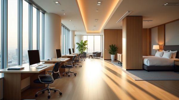 Coworking et hôtellerie - la tendance qui facilite les déplacements pro