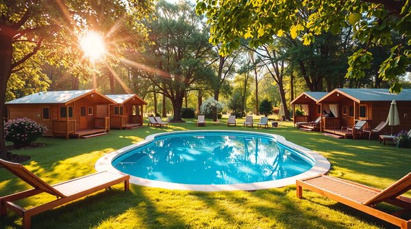 Profitez du camping cholet : piscine, confort et loisirs !